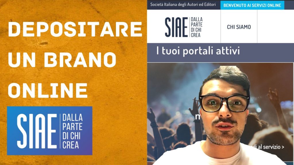 come depositare un brano in siae tutorial youtube luca sammartino