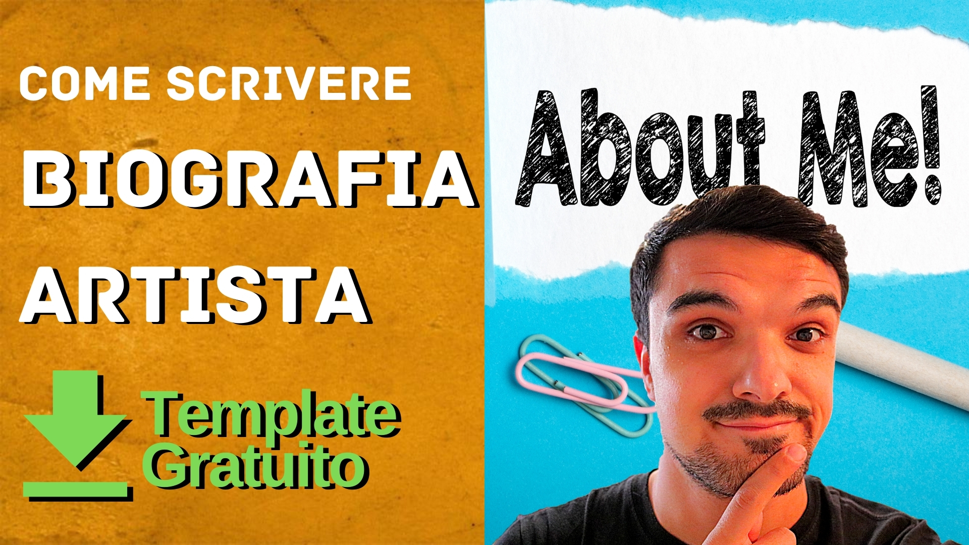 come scrivere una biografia artista copertina video youtube luca sammartino ls