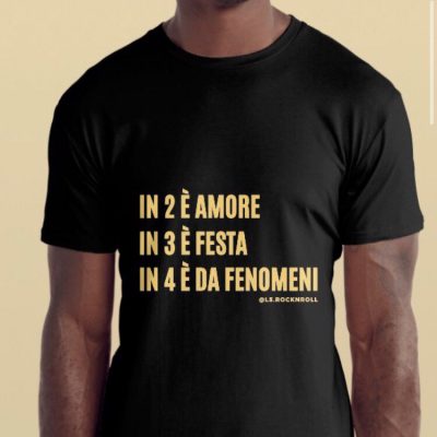 t shirt in 4 è da fenomeni luca sammartino